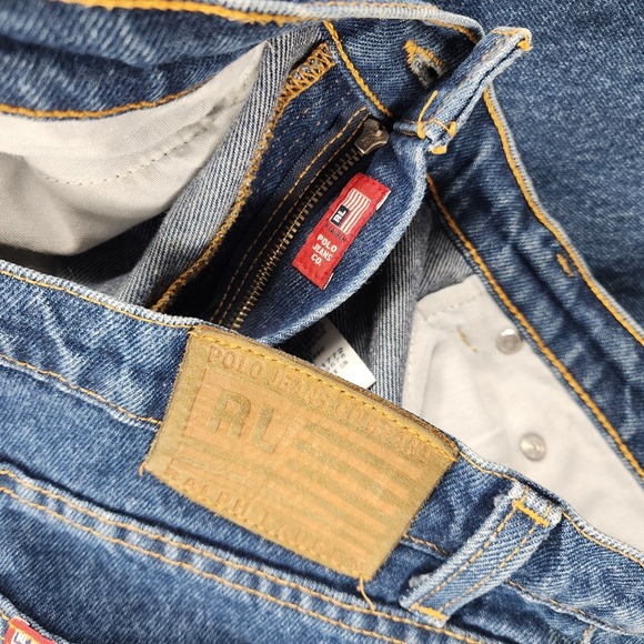 Polo Jeans Co Ralph Lauren Jeans WOMENS 14X29 Blue Saturday Jean VINTAGE 90s - Picture 11 of 15